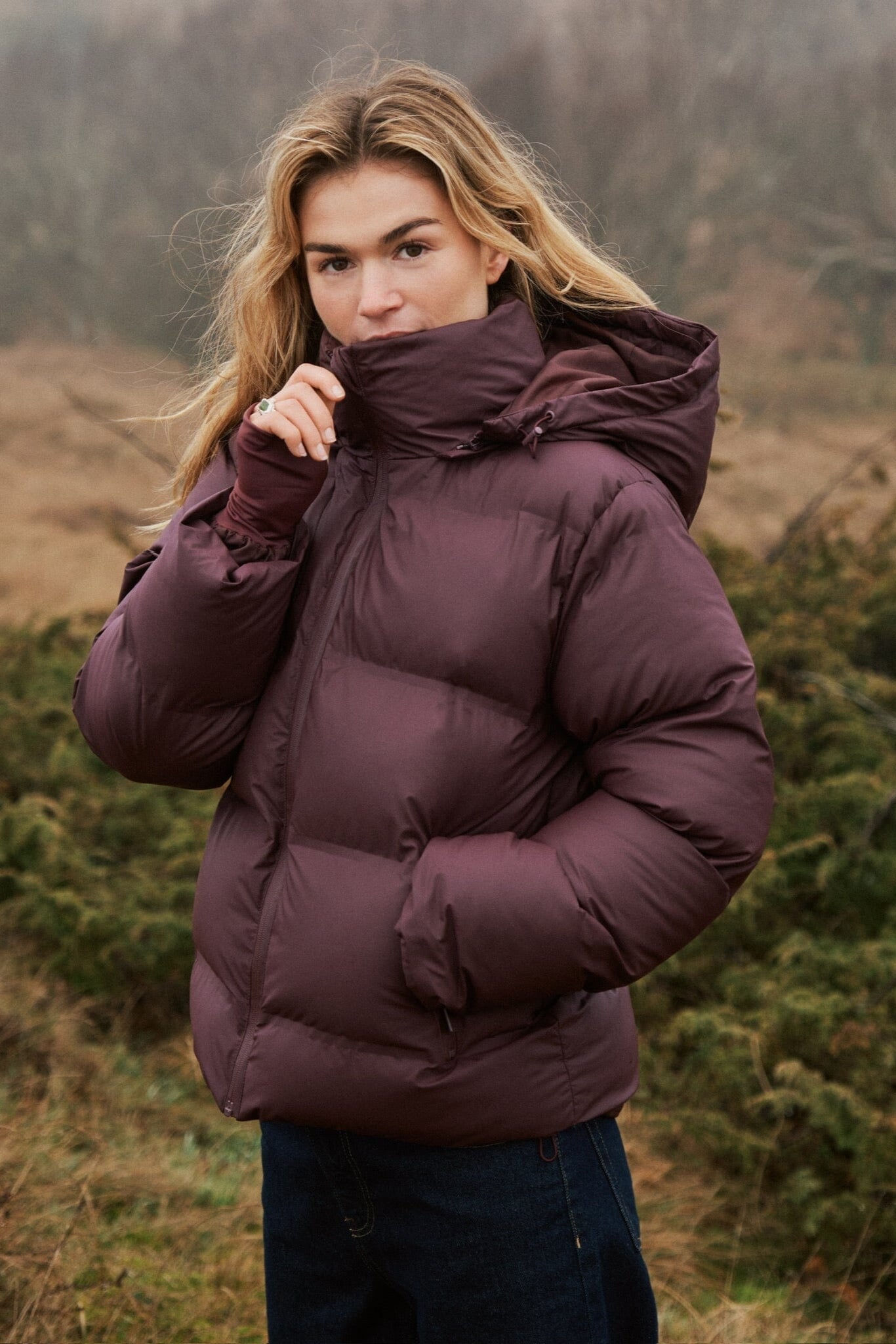 Neo Noir - Fox C Puffer Jacket 158082 - 162 - Bordeaux